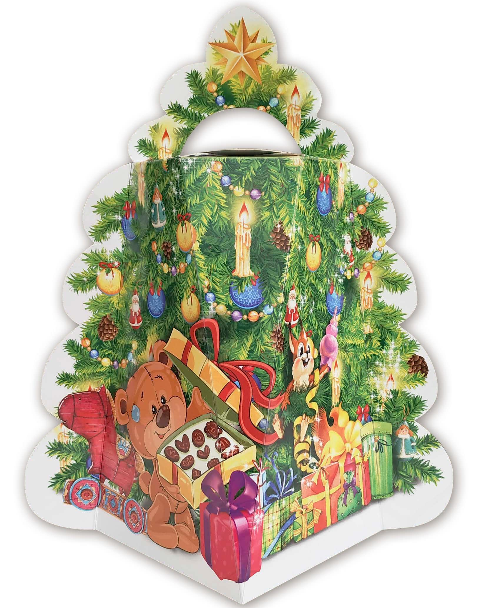 Подарунок новорічний ZAPODARKOM М-499 Ялинка, 499г